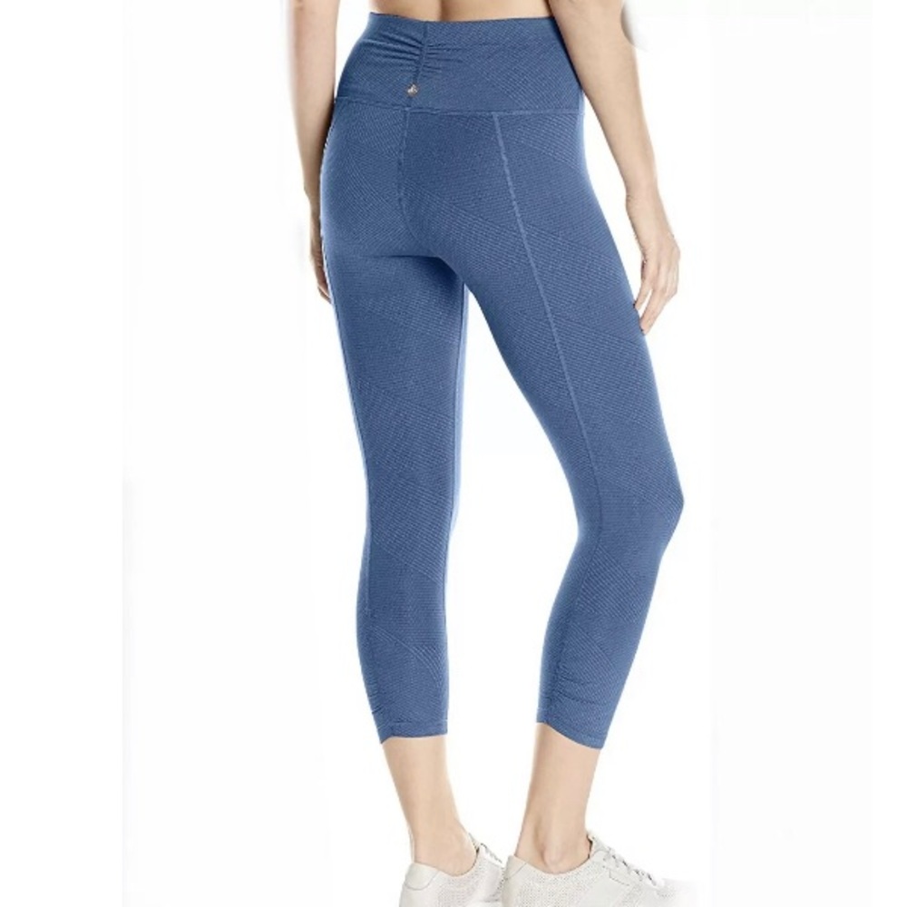 Prana Cropped Leggings Blue Tights Large